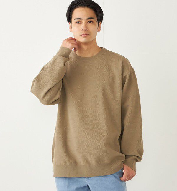 SHIPS Colors 「SHIPS Colors:〈洗濯機可能〉カノコ ニット アンサンブル」|ニット・セーター|ベージュ