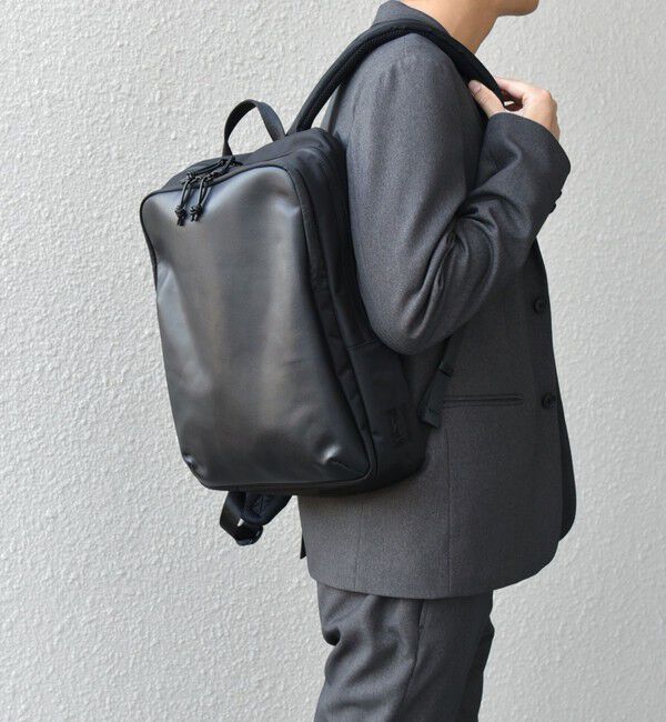 SHIPS any「LOST COL.:〈撥水加工〉ラージサイズ スクエア バックパック◇」|リュック|