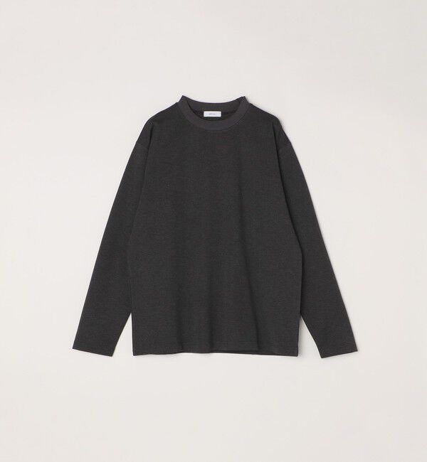 SHIPS any「SHIPS any: デザイン リブ ハイゲージ ポンチ クルーネック Tシャツ (ロンT)◇」|Tシャツ・カットソー|