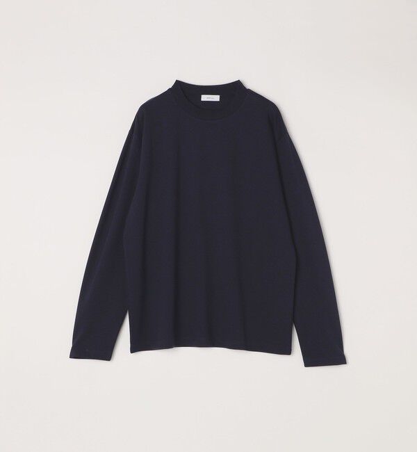 SHIPS any「SHIPS any: デザイン リブ ハイゲージ ポンチ クルーネック Tシャツ (ロンT)◇」|Tシャツ・カットソー|