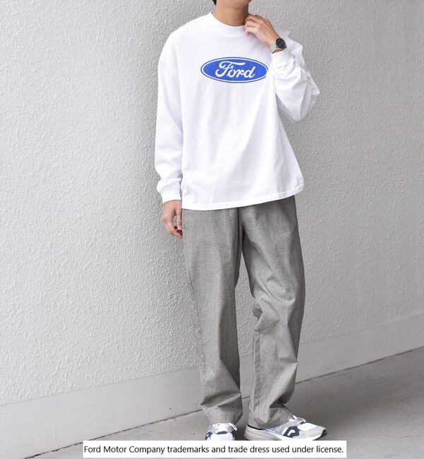 SHIPS any「【SHIPS any別注】GOOD ROCK SPEED: FORD ロゴ プリント Tシャツ (ロンT)◇」|Tシャツ・カットソー|