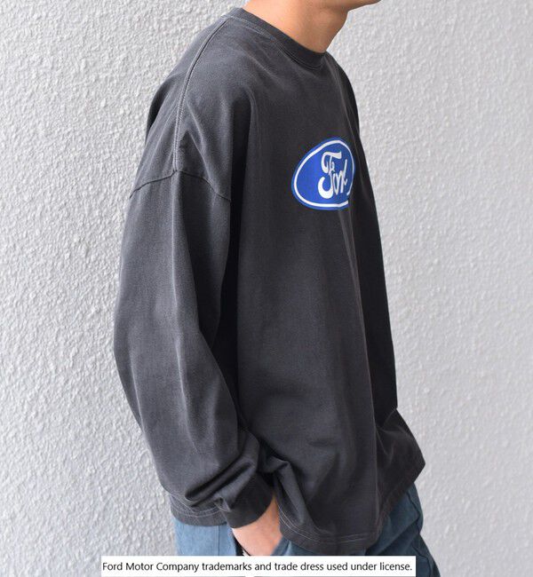 SHIPS any「【SHIPS any別注】GOOD ROCK SPEED: FORD ロゴ プリント Tシャツ (ロンT)◇」|Tシャツ・カットソー|