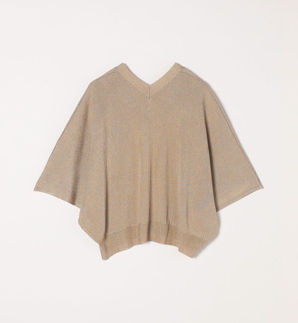 quaranciel「quaranciel:〈手洗い可能〉シアー ラメ ドルマン リブ ニット カーディガン」|カーディガン|