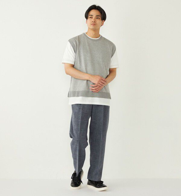 SHIPS Colors 「SHIPS Colors:〈洗濯機可能〉ベスト Tシャツ アンサンブル◇」|ニット・セーター|