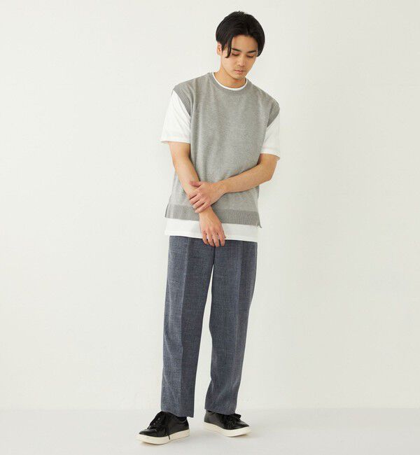 SHIPS Colors 「SHIPS Colors:〈洗濯機可能〉ベスト Tシャツ アンサンブル◇」|ニット・セーター|