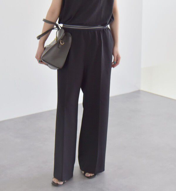 quaranciel「quaranciel:〈手洗い可能〉ウエスト ライン イージー ワイド パンツ 2」|その他|