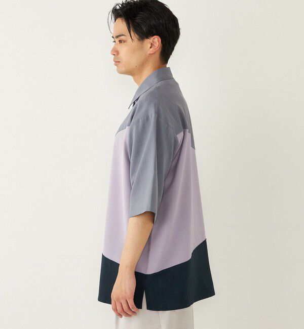 SHIPS Colors 「SHIPS Colors:〈洗濯機可能〉比翼 ブロッキング シャツ」|シャツ・ブラウス|