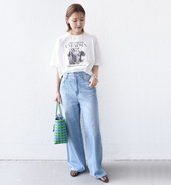 SHIPS for women「【SHIPS別注】81BRANCA:フォト ワイド TEE」|Tシャツ・カットソー|