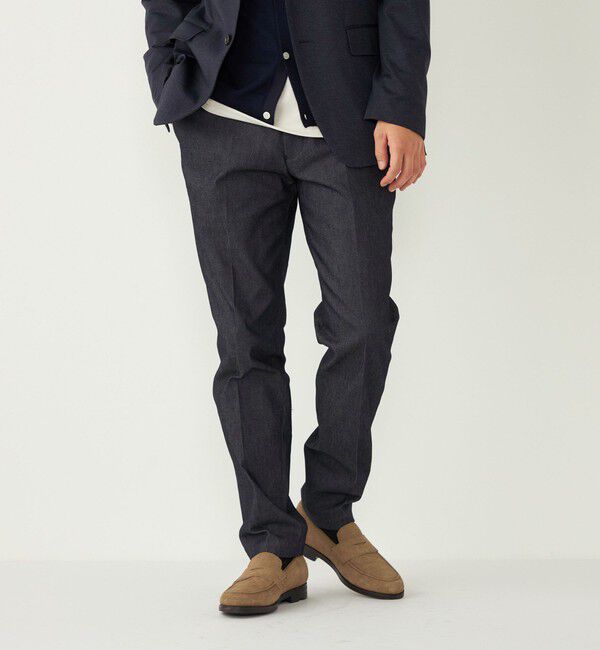 SHIPS Colors 「SHIPS Colors:〈洗濯機可能〉デニムライク チノ スラックス◇」|スラックス|