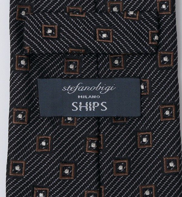 SHIPS「Stefanobigi: シルク ウェーブ ツイル コモン ネクタイ」|ネクタイ・蝶ネクタイ|