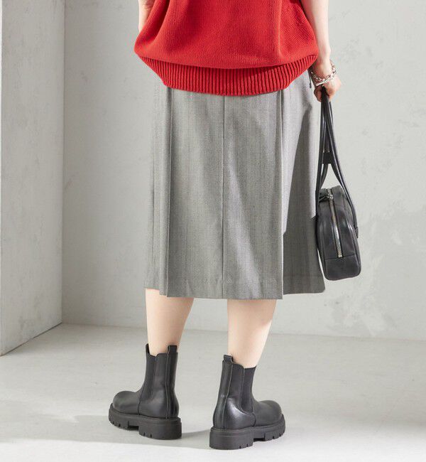 SHIPS for women「《一部追加予約》チェック ボックス プリーツ スカート」|スカート|