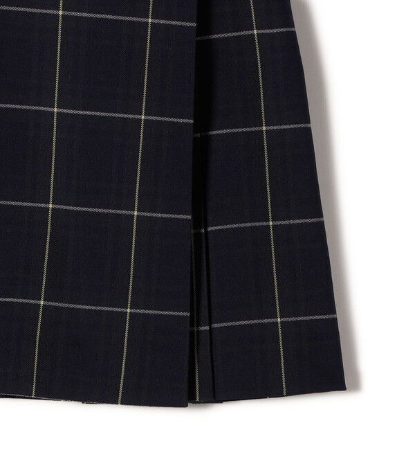 SHIPS for women「チェック プリーツ 巻き スカート」|スカート|