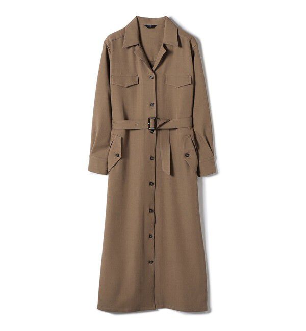 SHIPS Colors 「SHIPS Colors:〈手洗い可能〉開襟 ベルテッド シャツ ワンピース◇」|ワンピース|