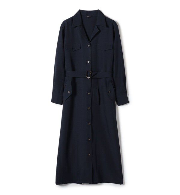 SHIPS Colors 「SHIPS Colors:〈手洗い可能〉開襟 ベルテッド シャツ ワンピース◇」|ワンピース|