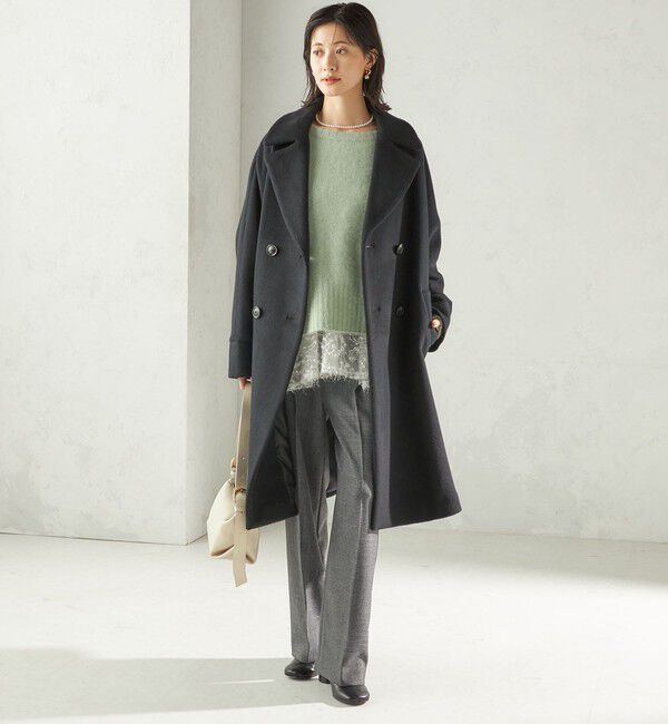 SHIPS for women「〈手洗い可能〉フォックス クルーネック ニット プルオーバー」|ニット・セーター|