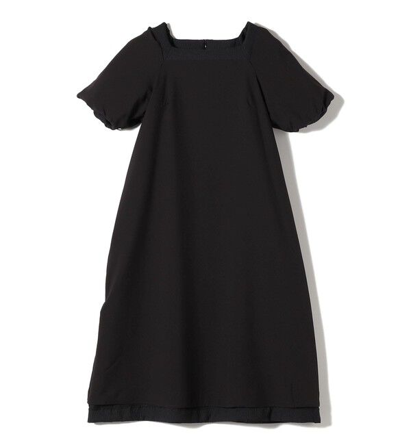 SHIPS for women「troisiemeCHACO:〈手洗い可能〉ジャカード パフ スリーブ（セレモニー対応可）」|ワンピース|