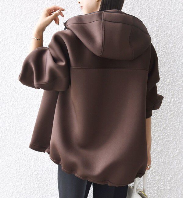 SHIPS for women「【WEB限定】〈手洗い可能〉ダンボール ダブルジップ フーディー 3」|パーカー|