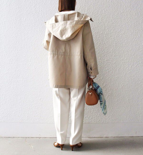 SHIPS any「SHIPS any:〈手洗い可能〉シャンブレー テントライン フード コート」|その他|