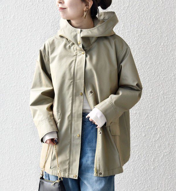 SHIPS any「SHIPS any:〈手洗い可能〉シャンブレー テントライン フード コート」|その他|