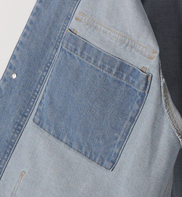 SHIPS any「SHIPS any:〈洗濯機可能〉ルーズ デニム カバーオール ジャケット［SHIPS any DENIM］」|デニムジャケット|