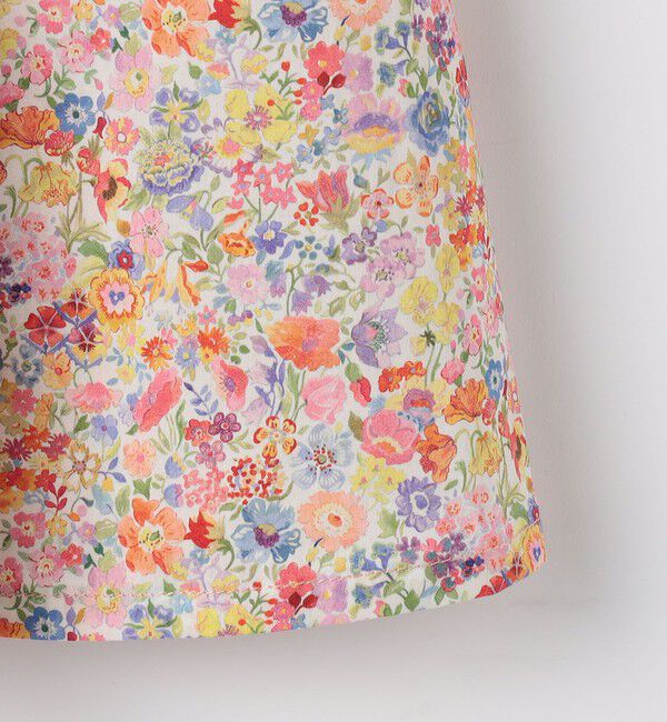 SHIPS KIDS「SHIPS KIDS:80～90cm / リバティ フリル ブラウス」|シャツ・ブラウス|