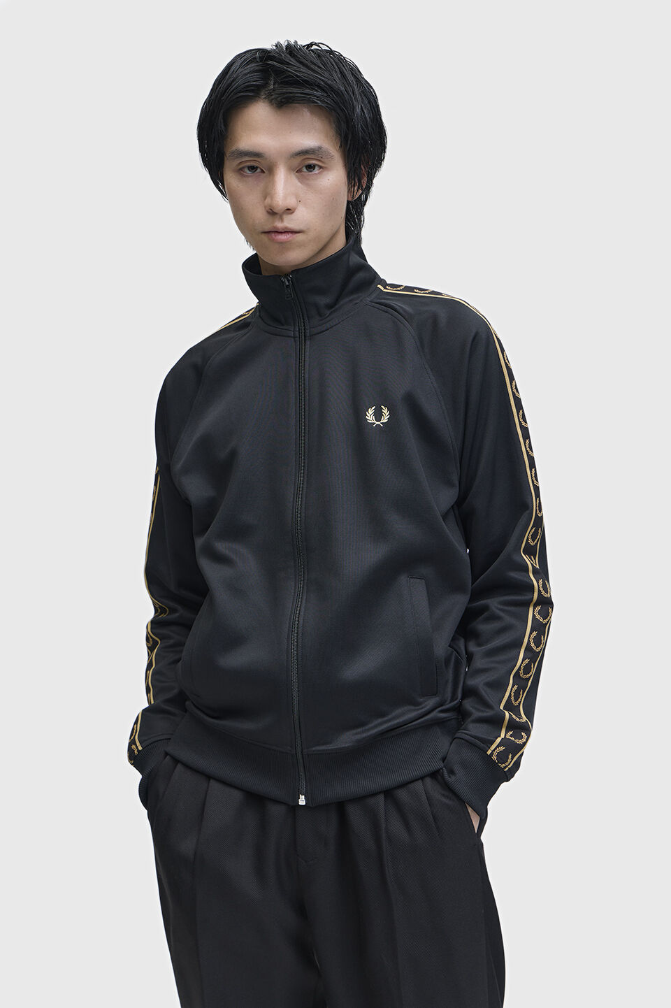 FRED PERRY 「Contrast Tape Track Jacket」|ブルゾン・スタジャン|