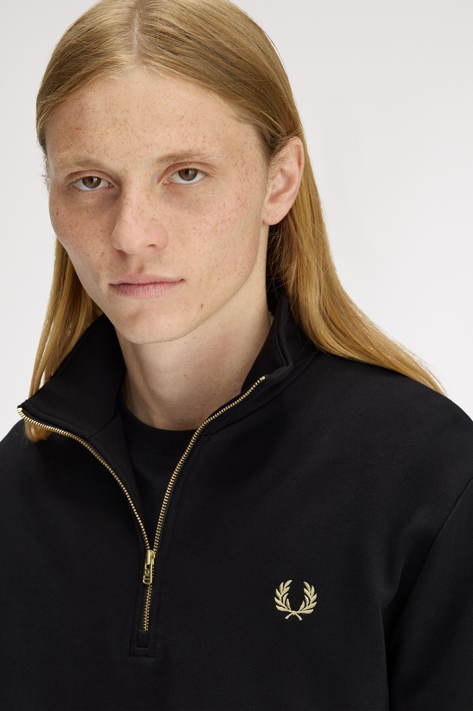 FRED PERRY 「Stripe Tape Half Zip Sweatshirt」|スウェット・ジャージ|