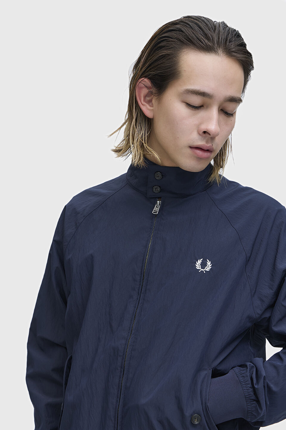 FRED PERRY 「Crinkle Harrington Jacket」|ブルゾン・スタジャン|