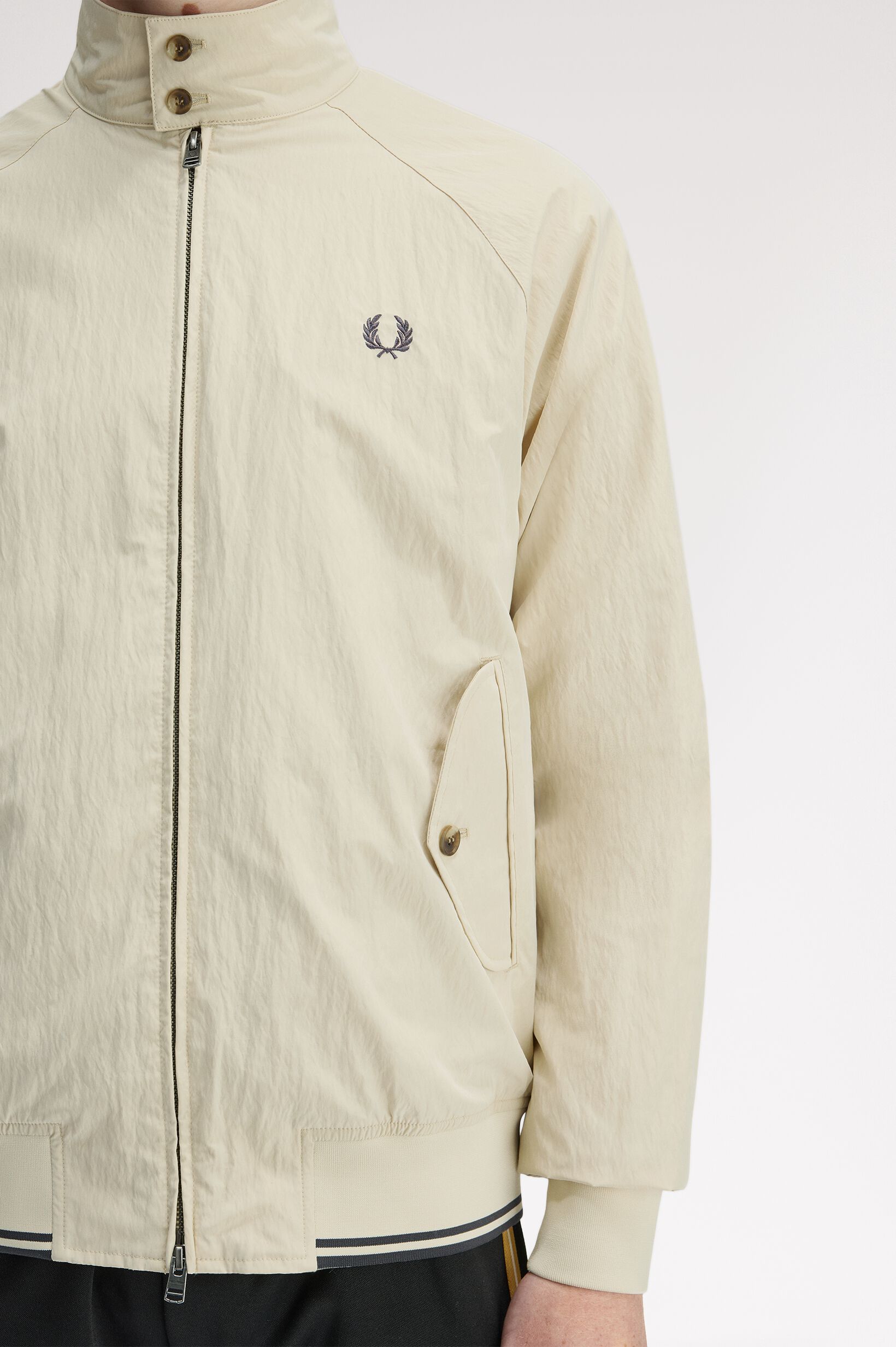 FRED PERRY 「Crinkle Harrington Jacket」|ブルゾン・スタジャン|
