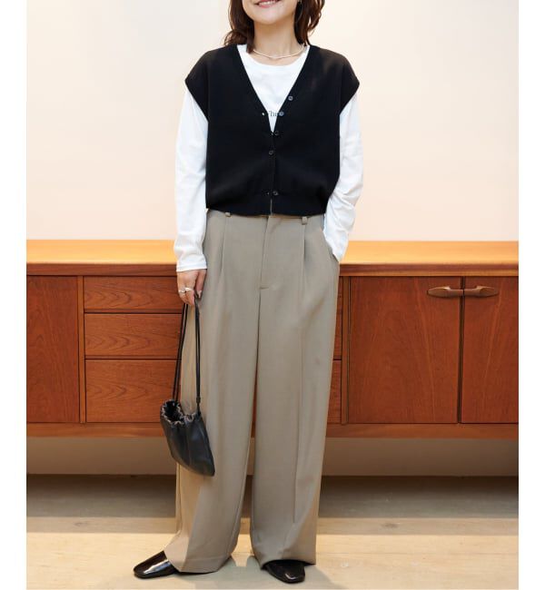 OUTDOOR PRODUCTS Usual Things「フルニードルVネックベスト」|ベスト・ジレ|