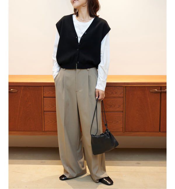 OUTDOOR PRODUCTS Usual Things「フルニードルVネックベスト」|ベスト・ジレ|