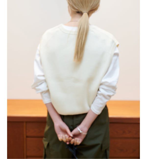 OUTDOOR PRODUCTS Usual Things「フルニードルVネックベスト」|ベスト・ジレ|