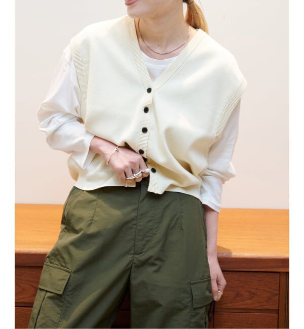 OUTDOOR PRODUCTS Usual Things「フルニードルVネックベスト」|ベスト・ジレ|