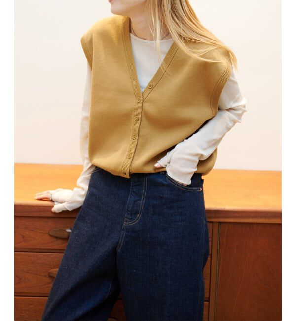 OUTDOOR PRODUCTS Usual Things「フルニードルVネックベスト」|ベスト・ジレ|