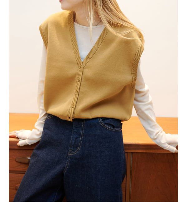 OUTDOOR PRODUCTS Usual Things「フルニードルVネックベスト」|ベスト・ジレ|