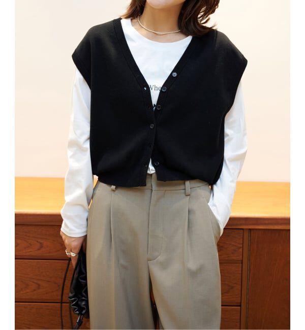 OUTDOOR PRODUCTS Usual Things「フルニードルVネックベスト」|ベスト・ジレ|