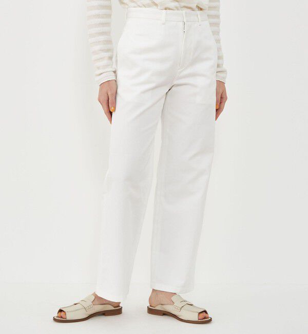 GALERIE VIE「ドライコットンチノ ストレートパンツ」|チノ|