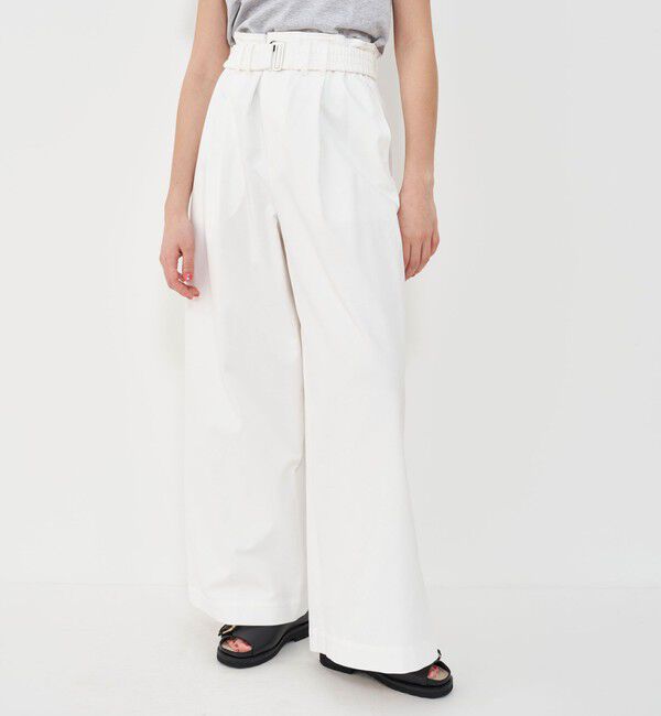 GALERIE VIE「ノンマーセラコットンギャバジン ワイドイージーパンツ」|その他|