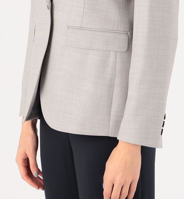 TOMORROWLAND collection「シャイニーピンヘッド シングル1Bジャケット」|テーラードジャケット|