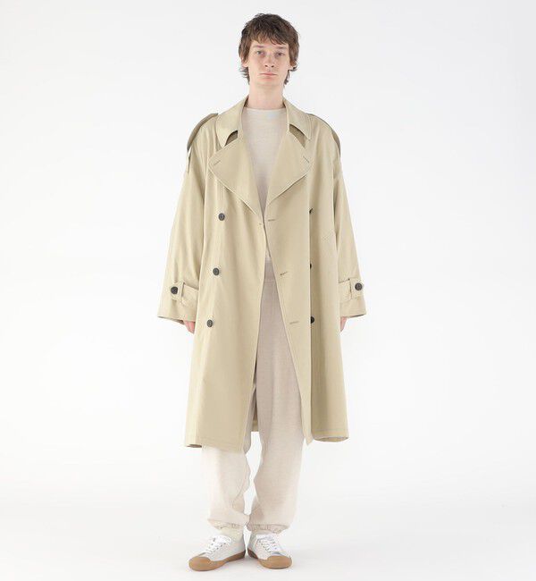 GALERIE VIE「ノンマーセライズドコットンギャバジン トレンチコート」|トレンチコート|