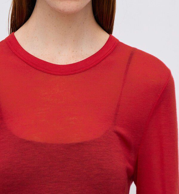 BACCA「テンセルシルク ベーシックTシャツ」|Tシャツ・カットソー|