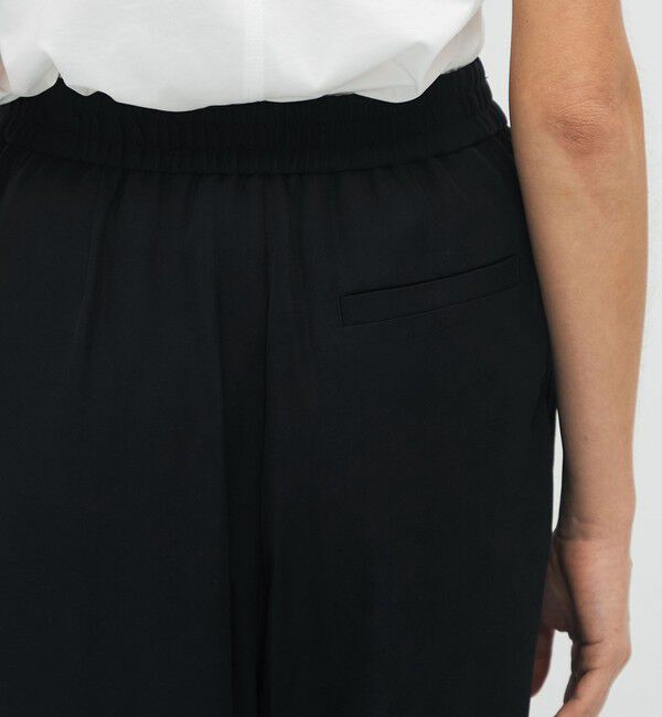 CABaN「レーヨンシルクツイル 2タックパンツ」|チノ|