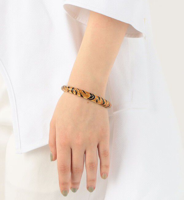 TOMORROWLAND GOODS「Kenneth Jay Lane TIGER PRINT バングル」|ブレスレット・バングル|