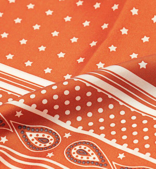 TOMORROWLAND GOODS「TOMORROWLAND シルクバンダナ柄スカーフ」|バンダナ・スカーフ|