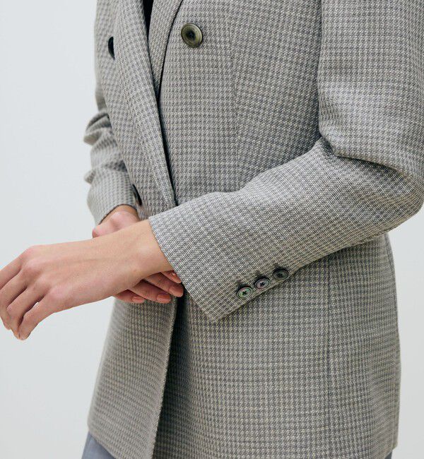 TOMORROWLAND collection「JERSELY ダブルブレストジャケット」|テーラードジャケット|
