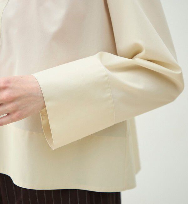 MACPHEE「コットンブロード プルオーバーブラウス」|シャツ・ブラウス|