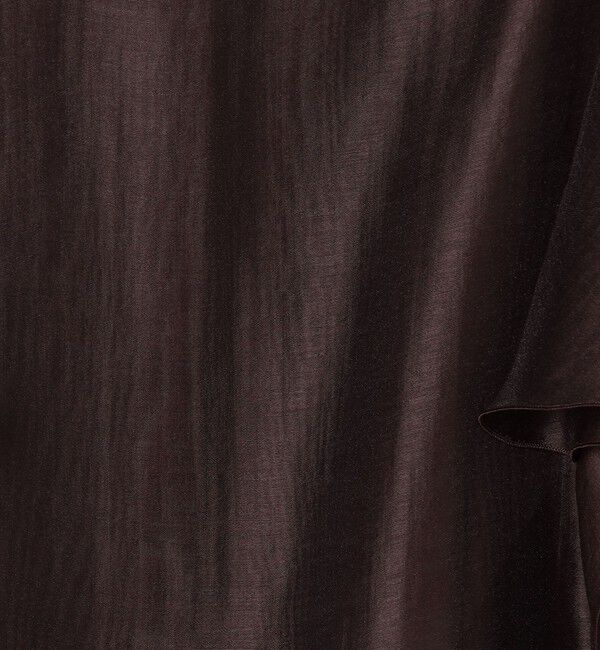 Ballsey「【WEB先行予約】セルロースポリエステルオーガンジー フレアスリーブブラウス」|シャツ・ブラウス|