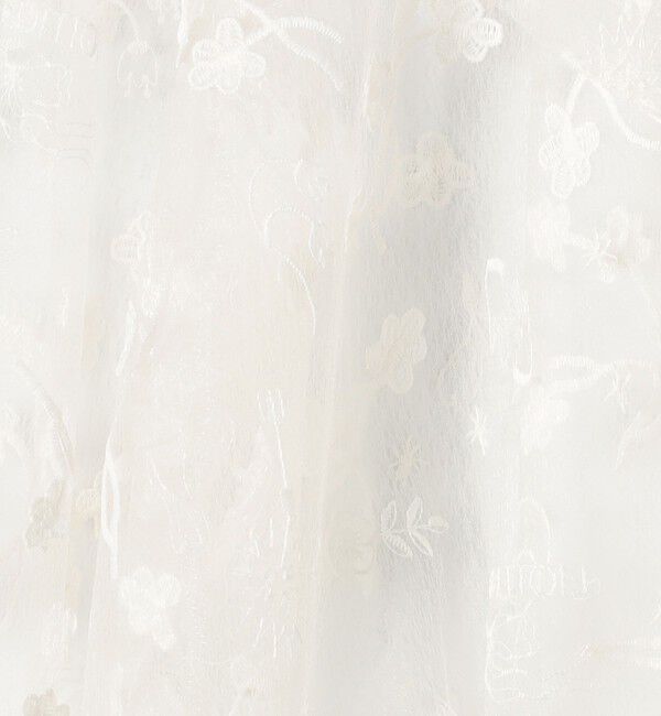 Edition「edition pourell トリコット エンブロイダリーブラウス」|シャツ・ブラウス|