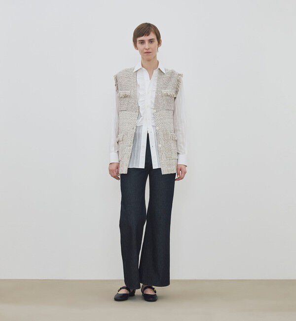 DES PRES「インレイパターン ニットジレ」|ベスト・ジレ|