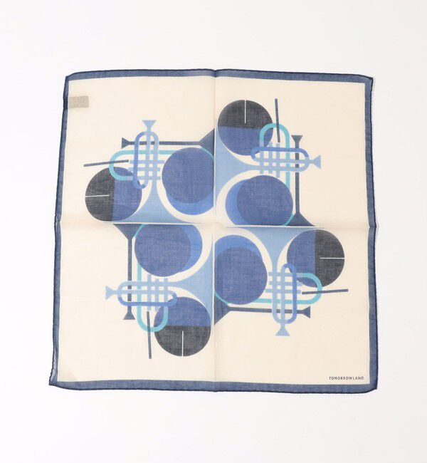 TOMORROWLAND GOODS「TOMORROWLAND コットンシルク プリントポケットチーフ」|バンダナ・スカーフ|